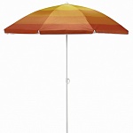 Складной зонт для пляжа 4VILLA 200 см цвет - желто-коричневые полосы